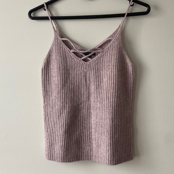 American Eagle Ribbed Spaghetti Strap Top - Picture 2 of 5